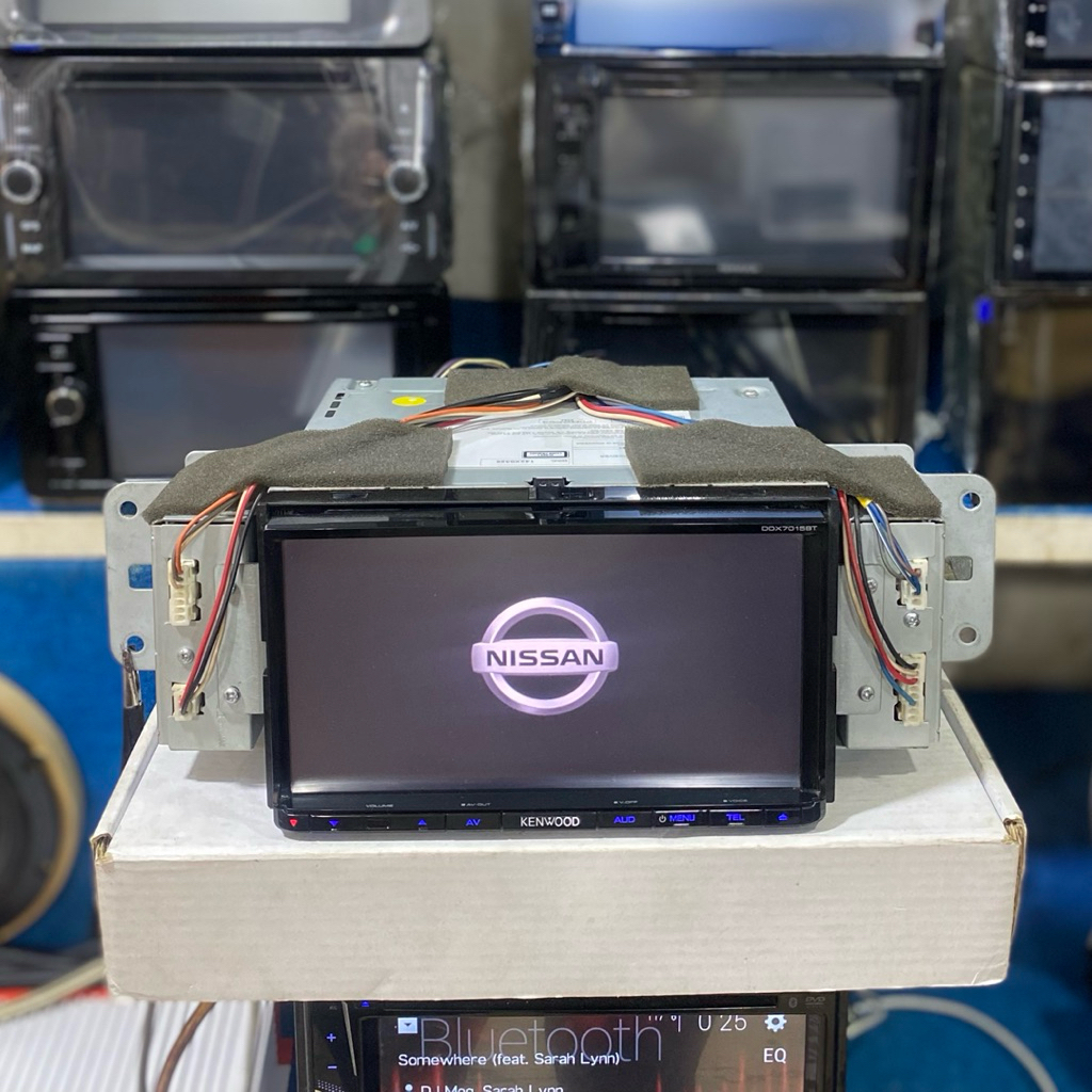 head unit double din kenwood ddx7015bt original nissan tera