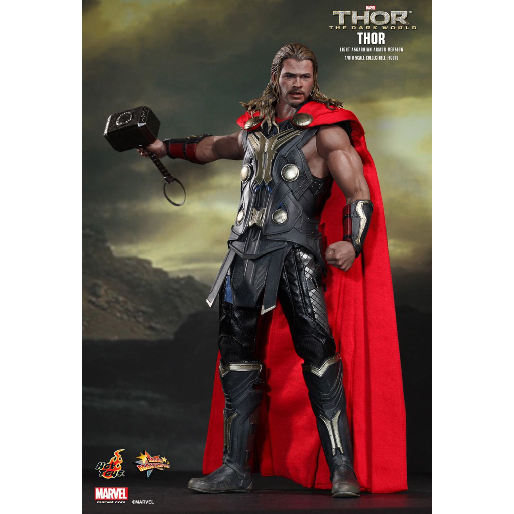 Hot Toys 1:6 | Thor Light Asgardian Armor Thor The Dark World | Movie Masterpiece Action Figure
