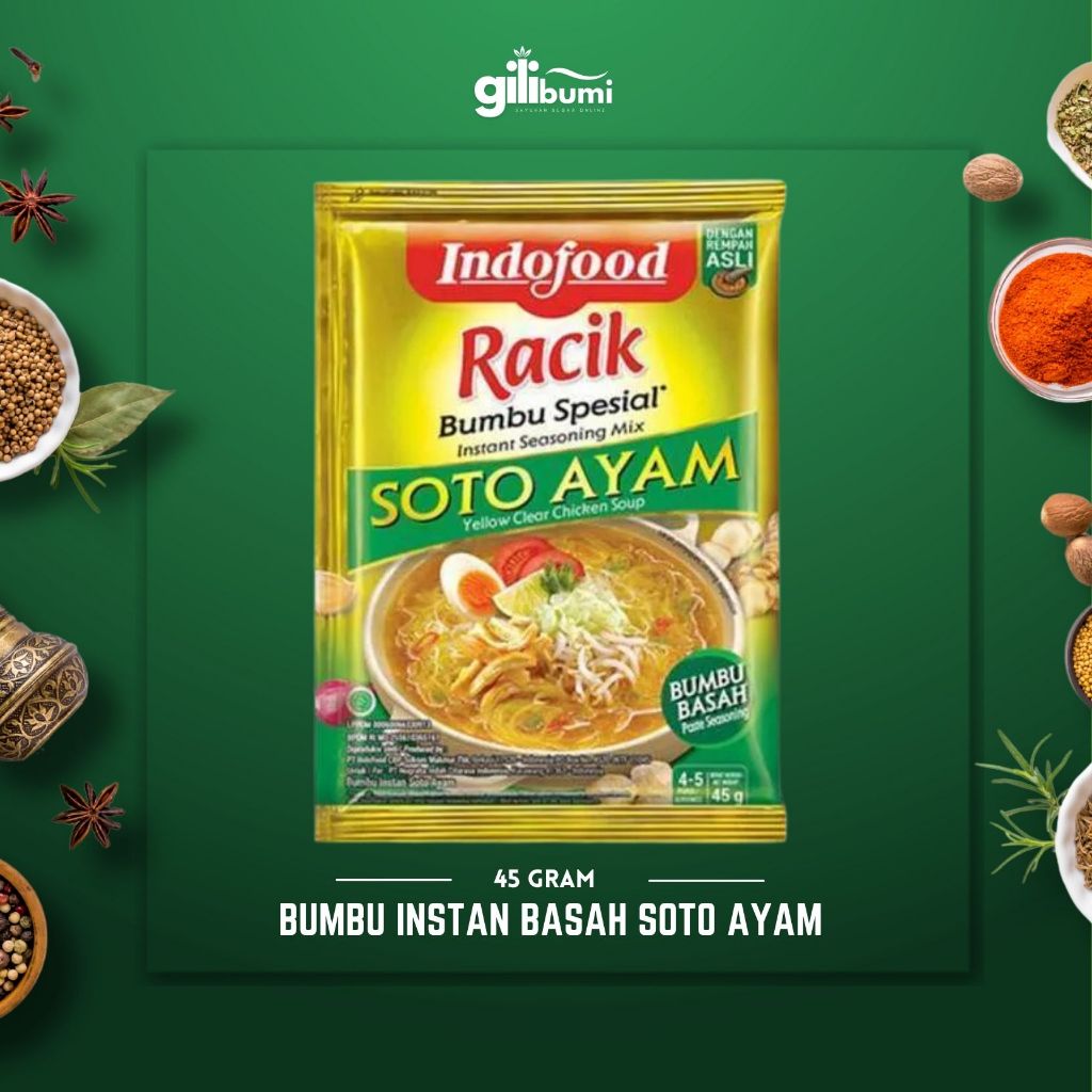 Bumbu Racik Spesial Soto Ayam Indofood 45gr (Sachet)