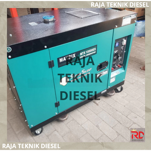 Matrix Generator Silent Diesel 8500 8000 Watt 1 Phase MTX 10000 ES Genset Listrik Silent Solar 8.5 -