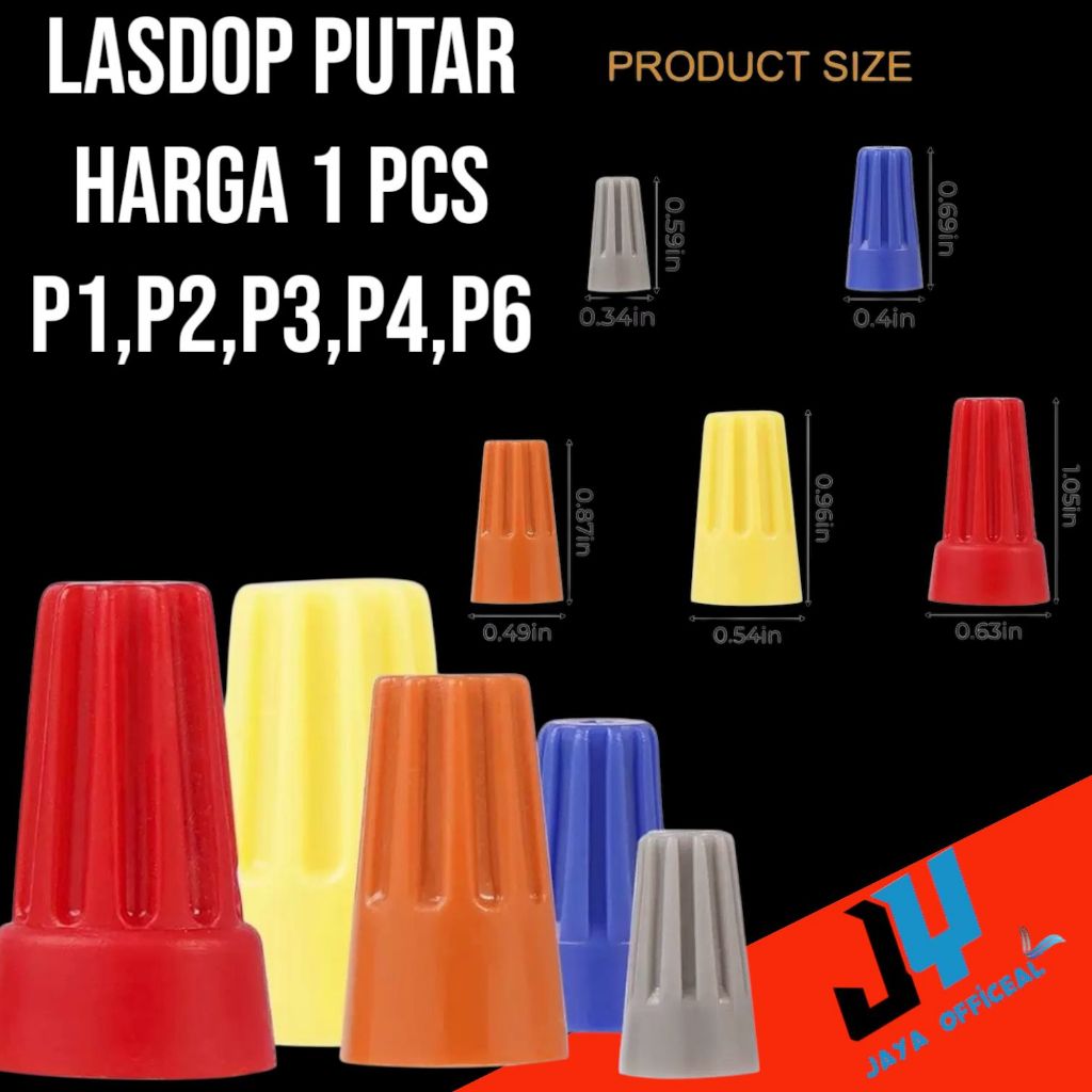 1 pcs Lasdop 1mm / lasdop 2mm/lasdop 3mm/Lasdop 4mm / Lasdop 6mm satuan Lasdop P1 P2 P3 P4 P6 Konekt