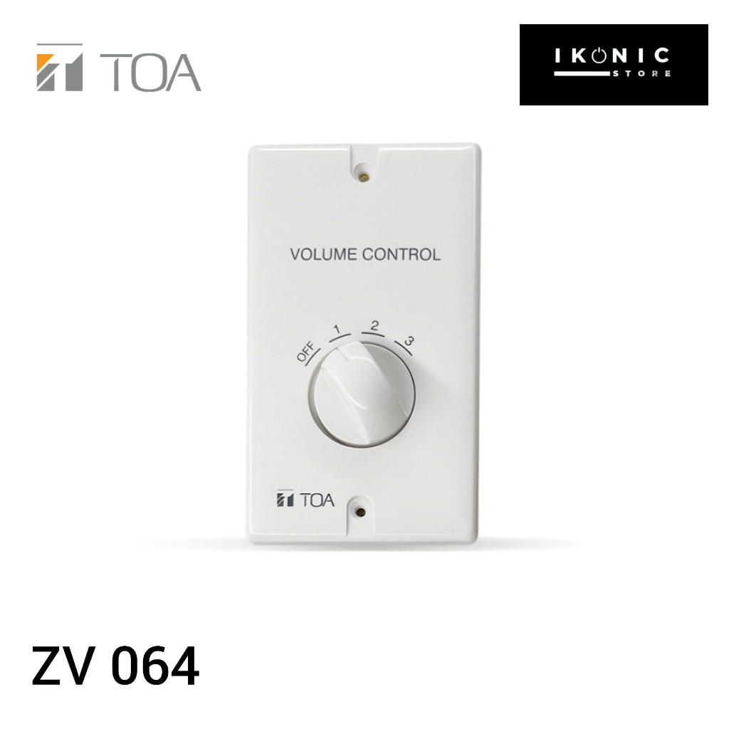 IKONIC Volume Control Attenuator 6 Watt Pengatur Volume Suara Attenuator TOA ZV 064