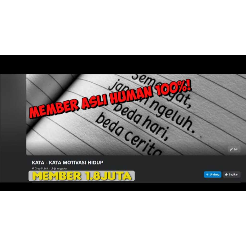 Grup aktif facebook 1,9jt anggota