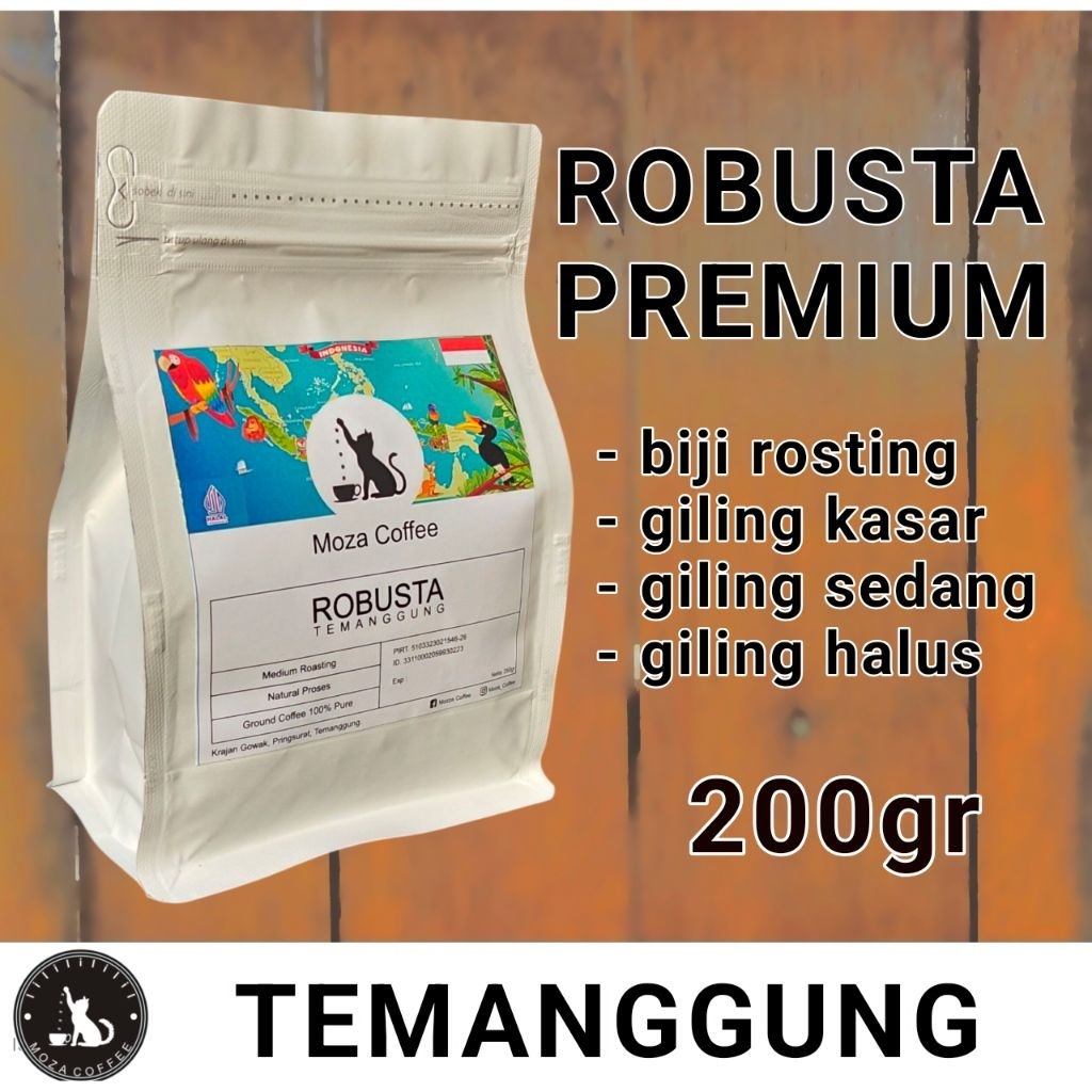 

kopi robusta temanggung 200gr grade1 (premium)
