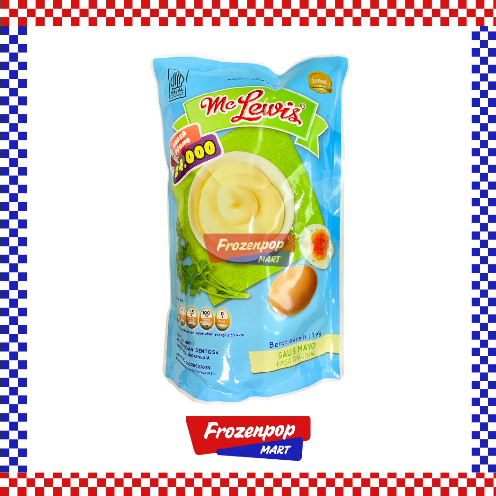

Mc Lewis Mayonaise Original 1kg / Mc Lewis Mayones Mayonais Original
