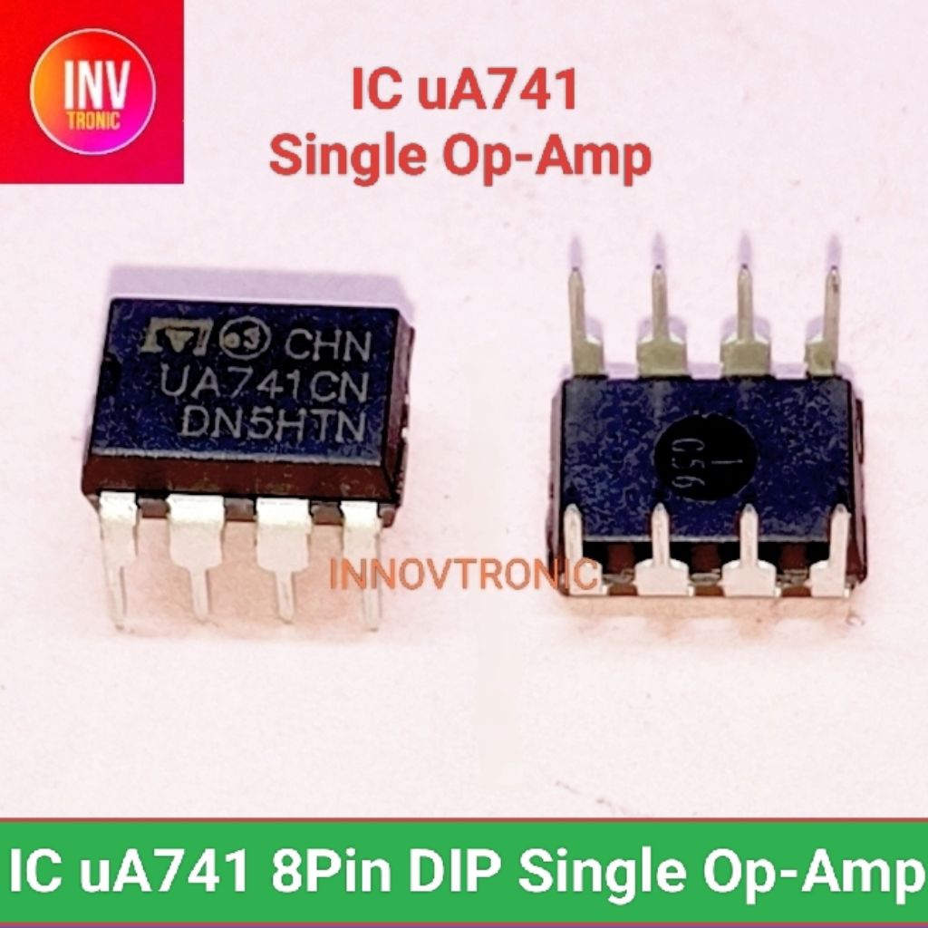 IC uA741 uA 741 8Pin DIP Single Op-Amp For Audio Mixer Amplifier