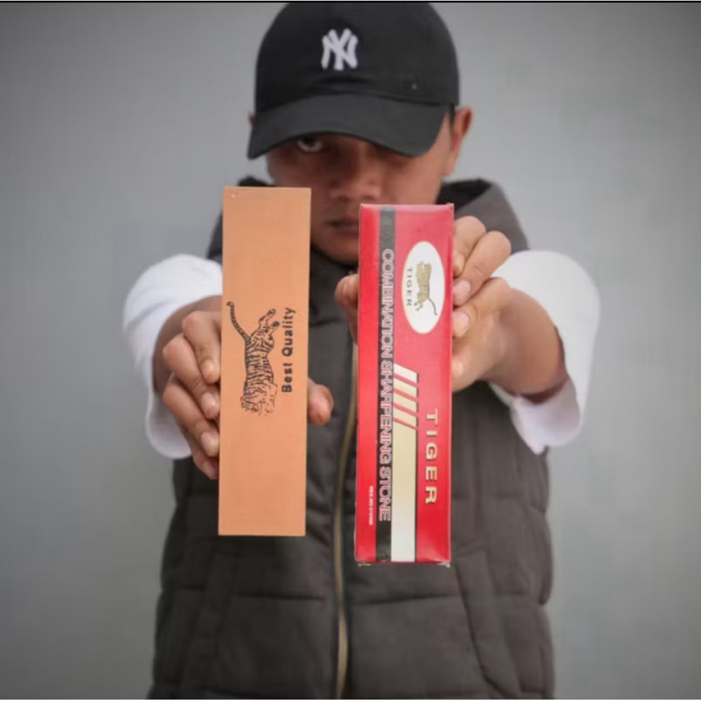 [ Batu Asahan Tiger ] Batu Asahan Pisau Golok