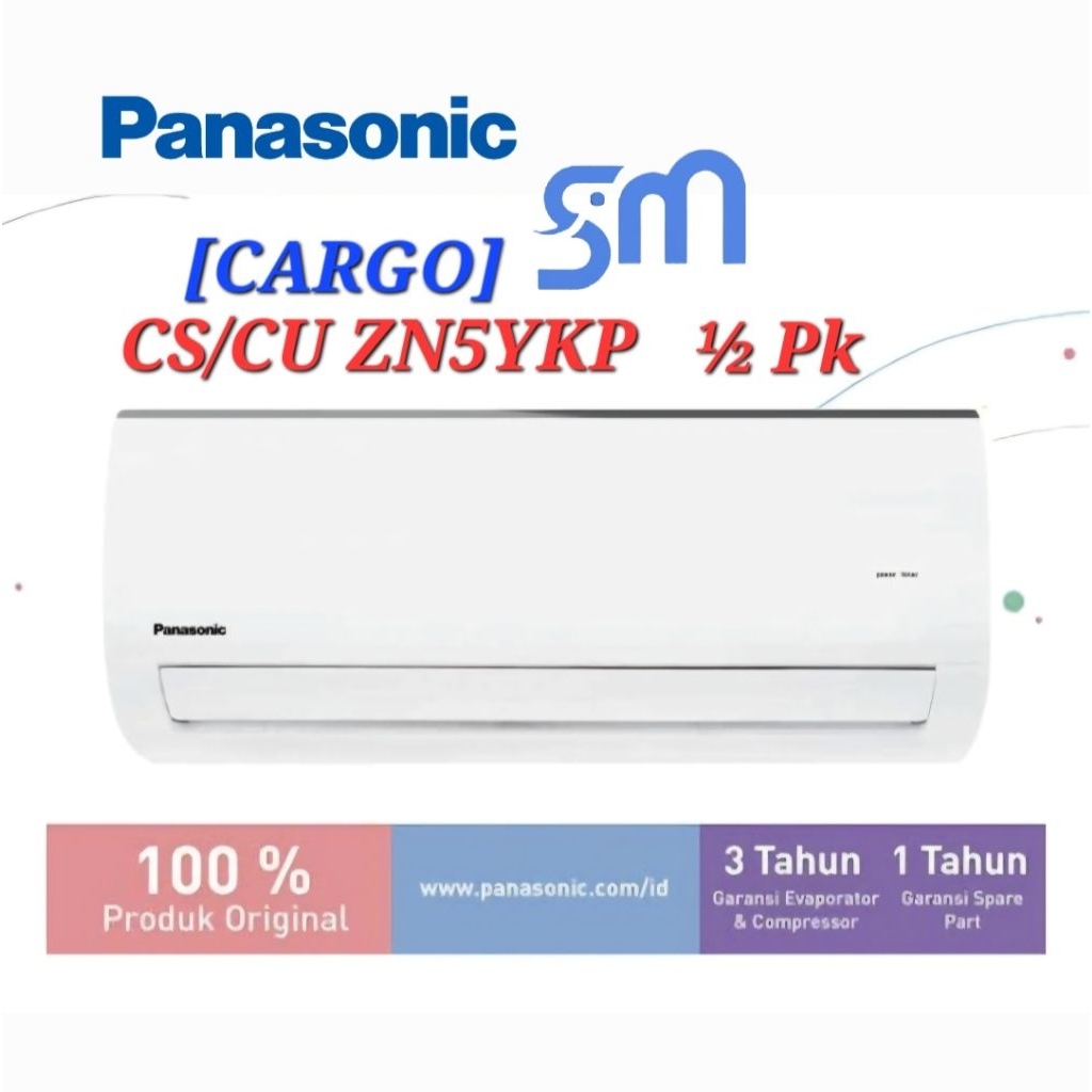[CARGO] AC Panasonic 1/2 PK CS-ZN5YKP ZN5 YKP 0,5