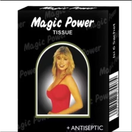 Tissue Magic Power Tisu Power Magic Classic 1 kotak isi 6 sachet