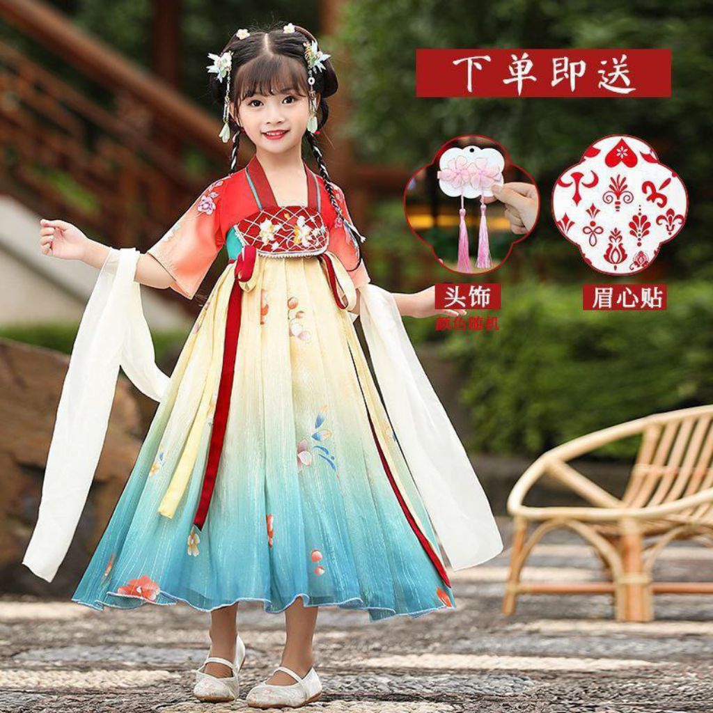 Dress Hanfu Flower