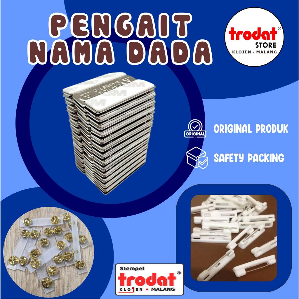 

PENGAIT NAMETAG/ NAMA DADA/ 3M/ PENITI/ PAKU