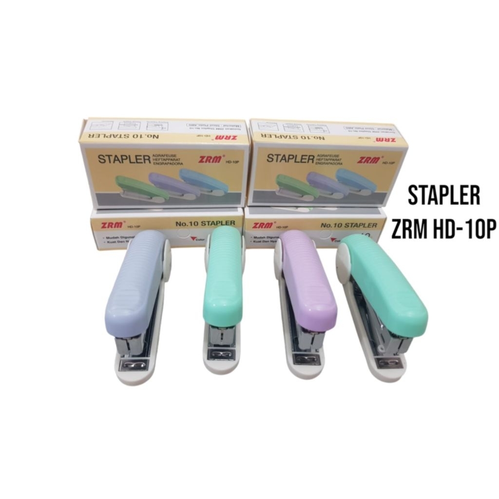 

STAPLER ZRM HD-10P - WARNA PASTEL LUCU | PENJEPRET KERTAS