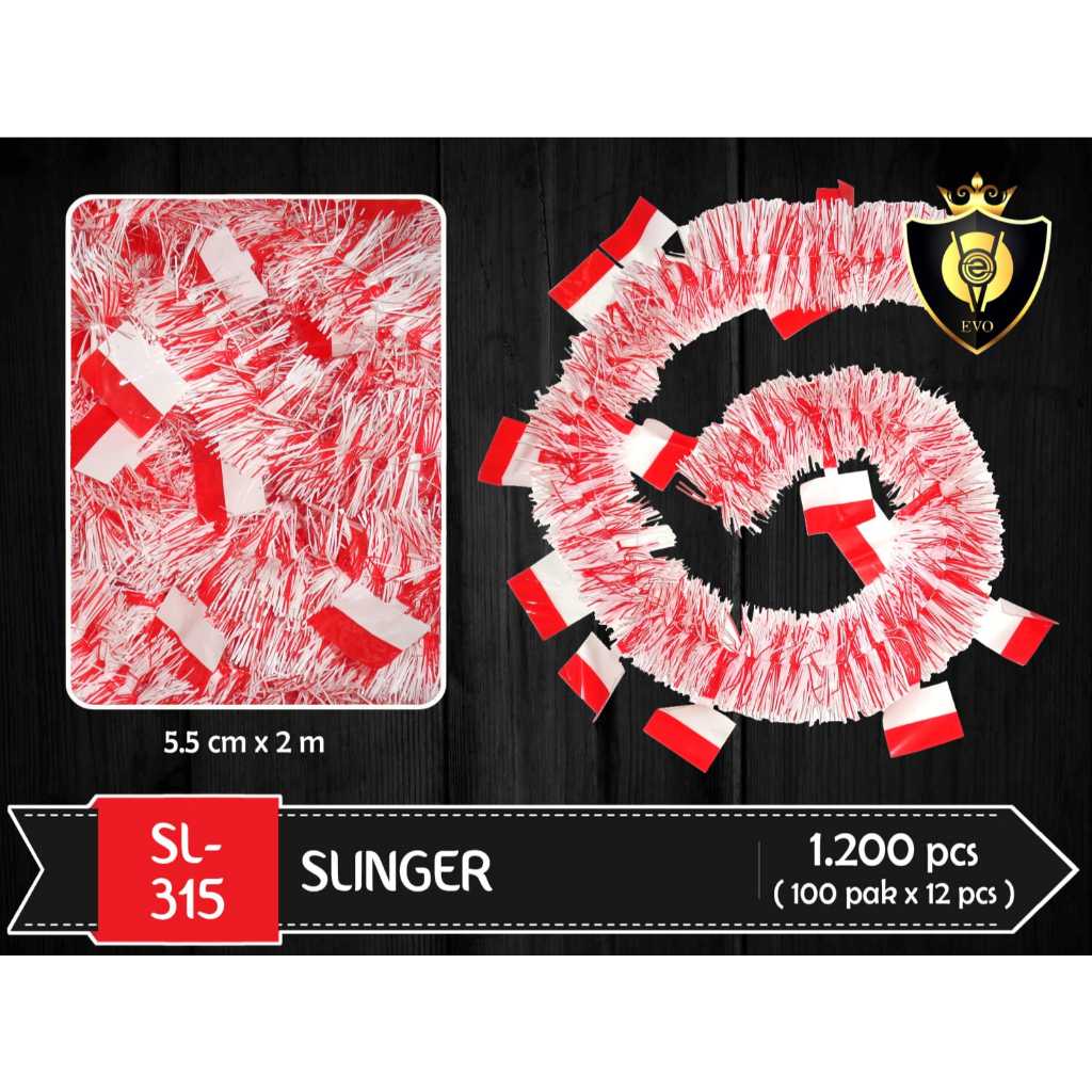 

Slinger Rumbai Merah Putih Hiasan 17 Agustus