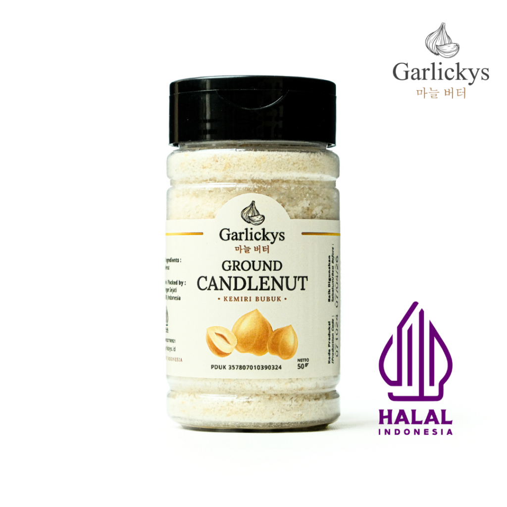 

KEMIRI BUBUK MURNI / BUBUK KEMIRI ASLI 100% / GARLICKYS GROUND CANDLENUT POWDER PREMIUM QUALITY