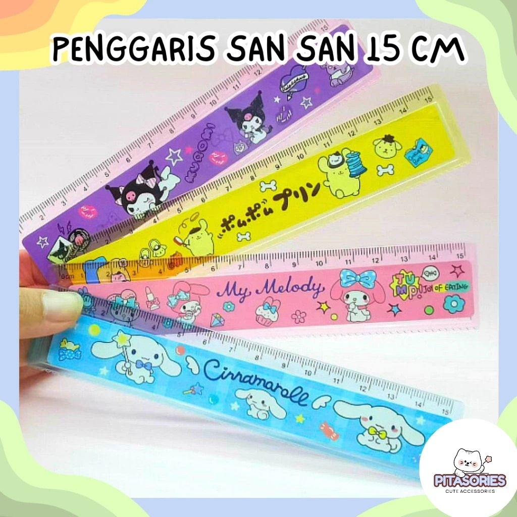 

Penggaris San San 15cm Premium Kuro Moroll Melo Lucu Tebal Unik Imut Cetakan Warna Terang Vibrant dan Bagus untuk Anak Sekolah BISA COD