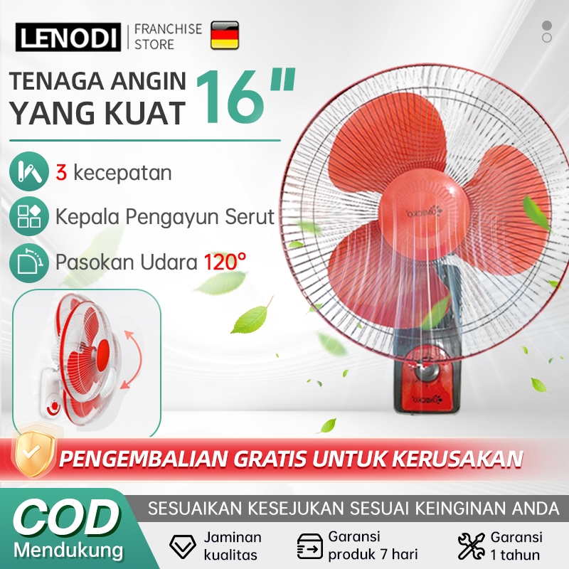 Wall Fan 16Inch / Kipas Angin Tembok / Kipas angin tempel dinding 16 inch Kipas Dinding