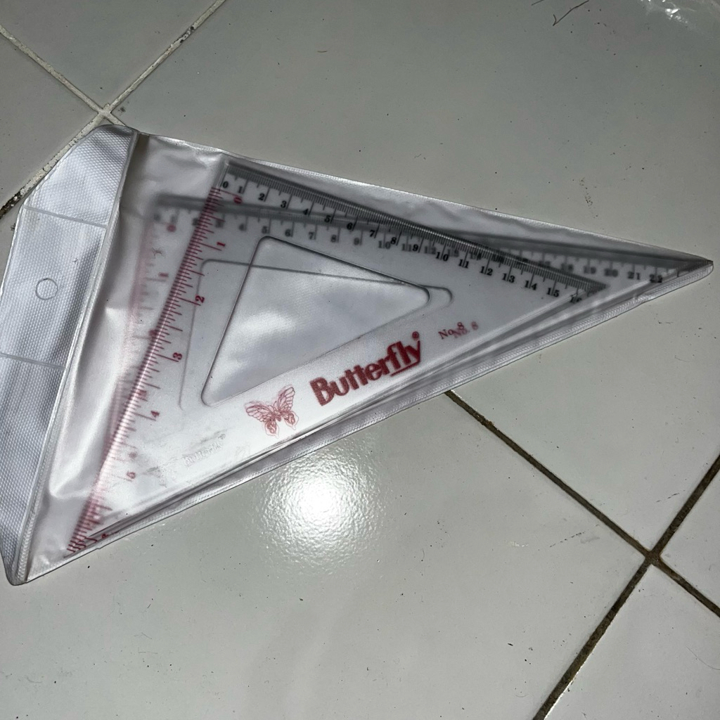 

Penggaris segitiga sepasang butterfly murah