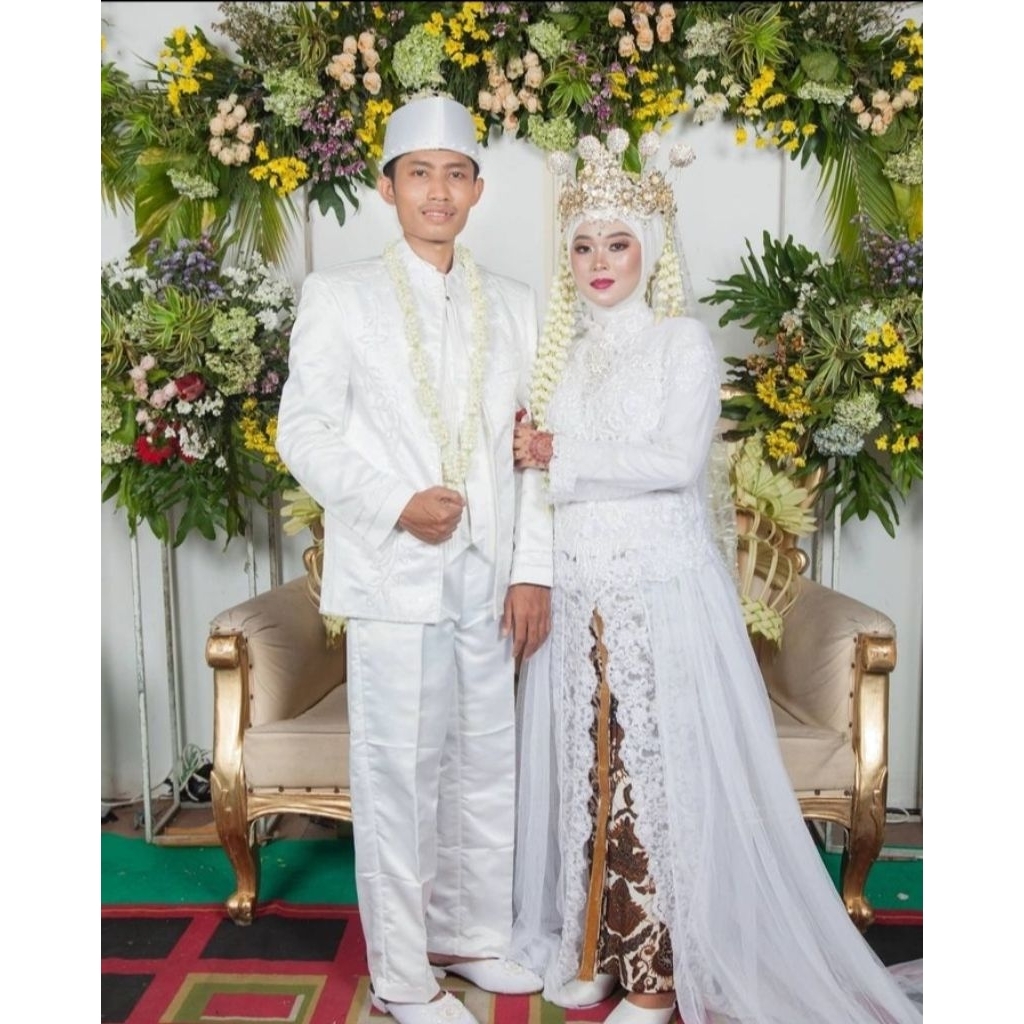 Dress Akad Nikah Set laki perempuan