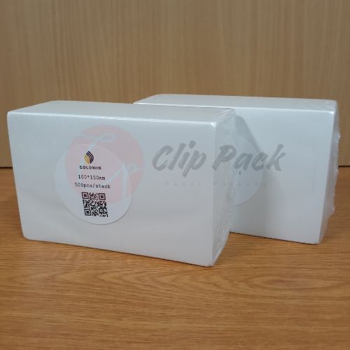 

Jual Murah Label Barcode 100x150mm Ukuran A6 Merk Goldwin | Sticker Thermal Resi Isi 500 Awet, Kuat Dan Tahan Lama