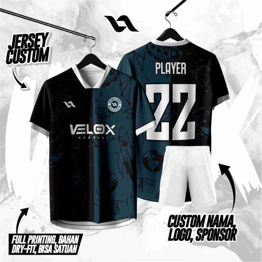Jersey Futsal Custom / Jersey Bola Custom / Jersey Bola Futsal / Jersey Volly Custom Nama no FREE