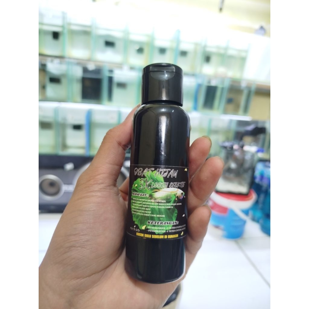 Paket 5 botol obat hijau cupang 100ml