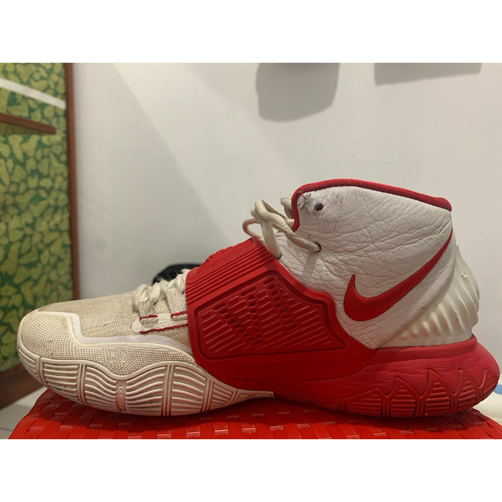 NIKE KYRIE 6 UNIVERSITY RED 100% ORI