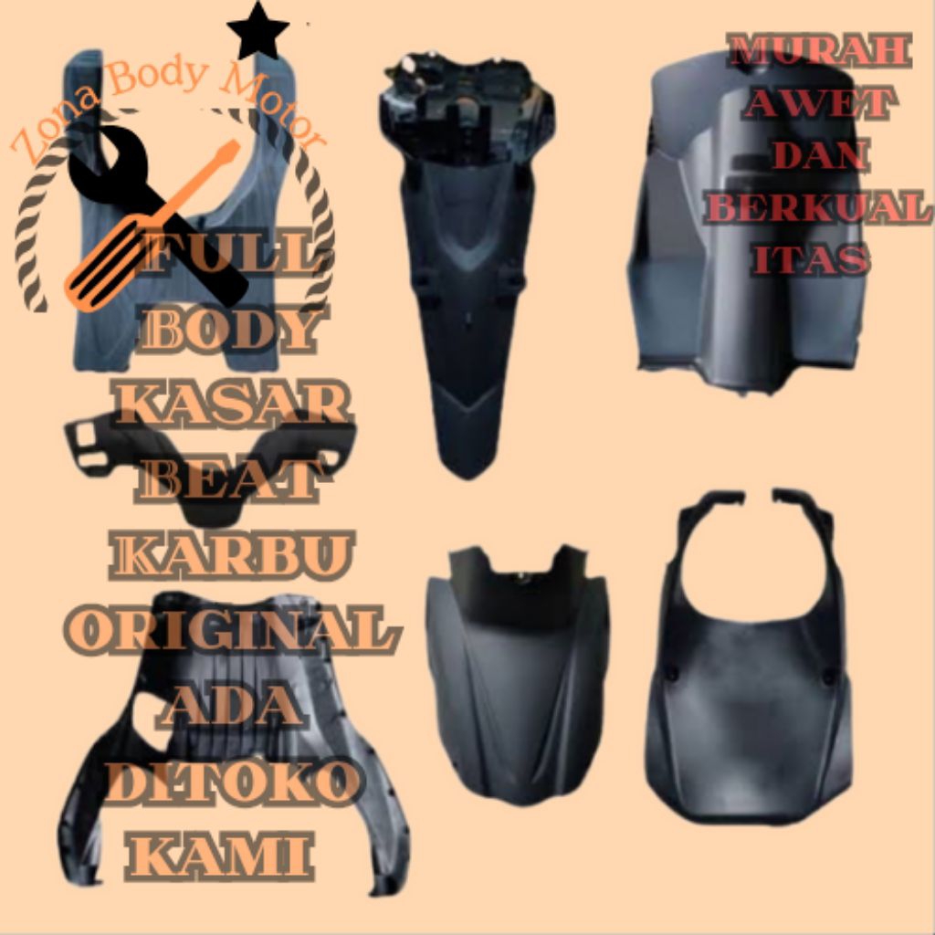 Body Kasar Fulshet Motor Beat Karbu Tahun 2009-2012 – Body Beat Karbu Tahun 2009-2012 Original