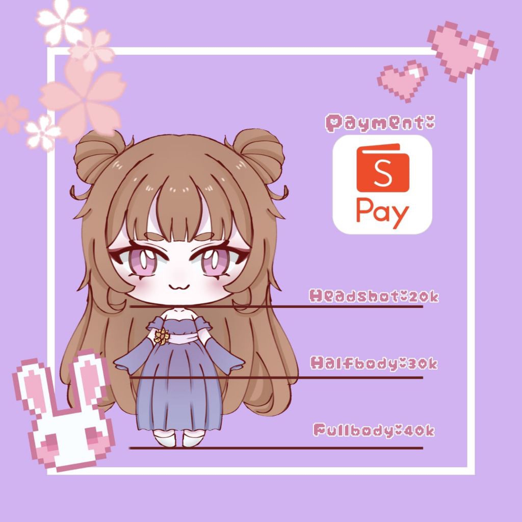 [OPEN] Jasa gambar digital chibi art / Commission art digital