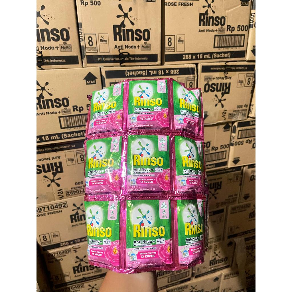 Paket Rinso Molto Cair 18ml 1 Karton 288 Sachet