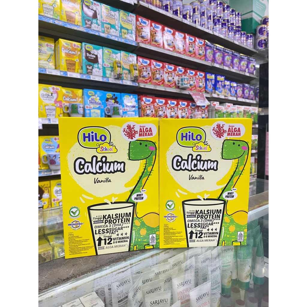 

Hilo School 250gr - Vanilla/Chocolate/Madu - Susu Anak Tinggi Kalsium Lebih Rendah Lemak