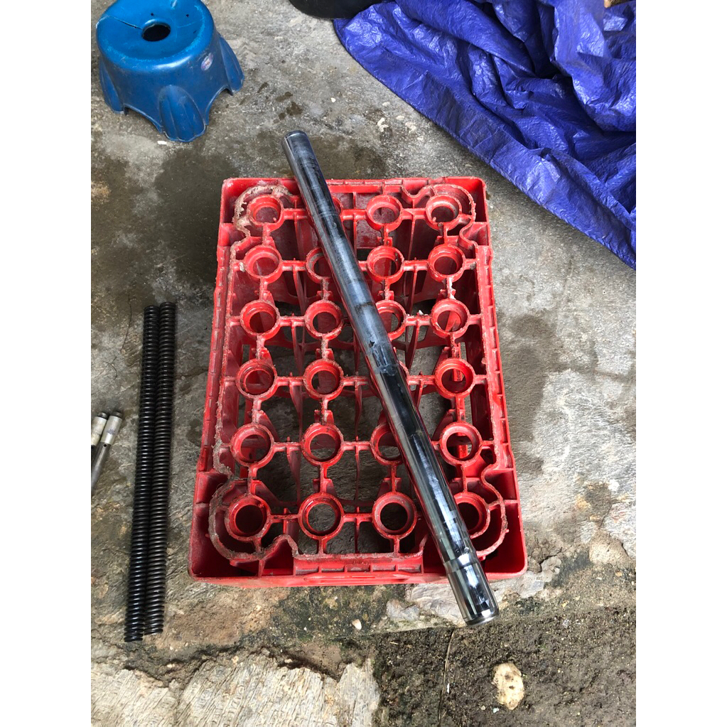 as sok skok sekok shock depan tiger revo tirev original copotan motor