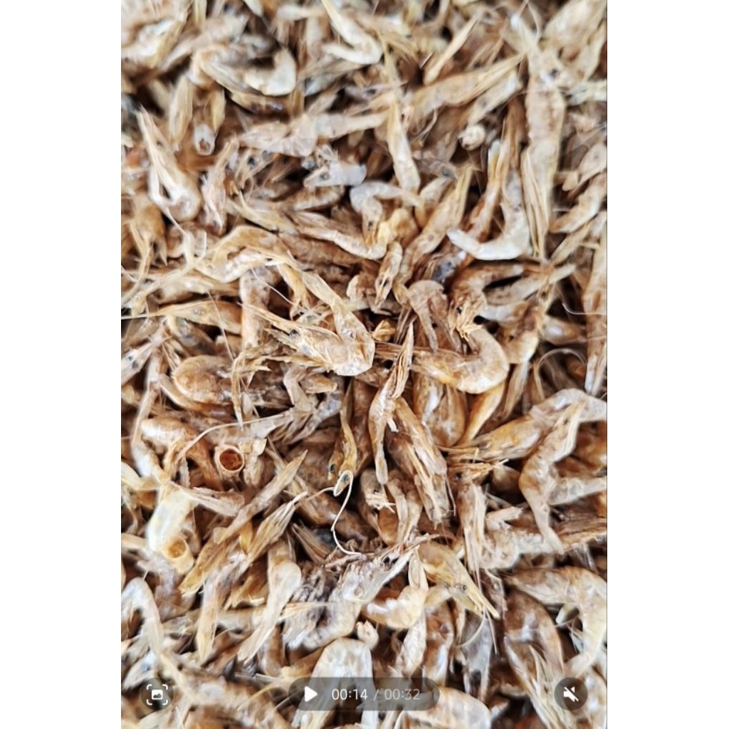 udang kering air tawar murah 100 gram pakan ikan hias pakan kura kura pakan hewan peliharaan