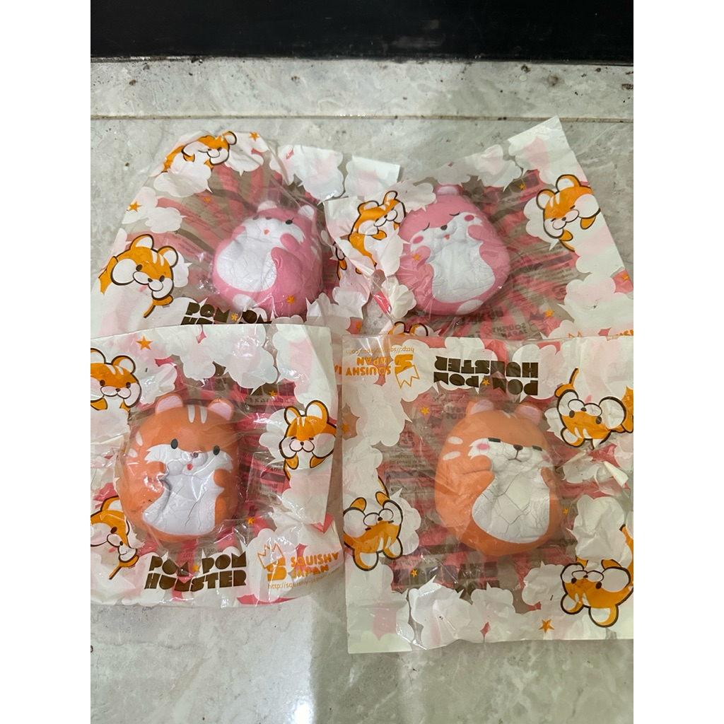 SQUISHY RARE IBLOOM POM POM HAMSTER