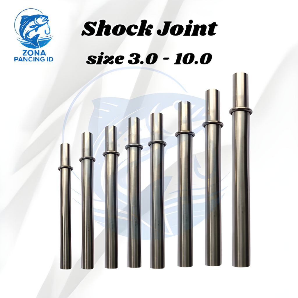 Shock Joint Joran Pancing kuat & Presisi | sambungan Anti Patah Size 3.0 - 10.0