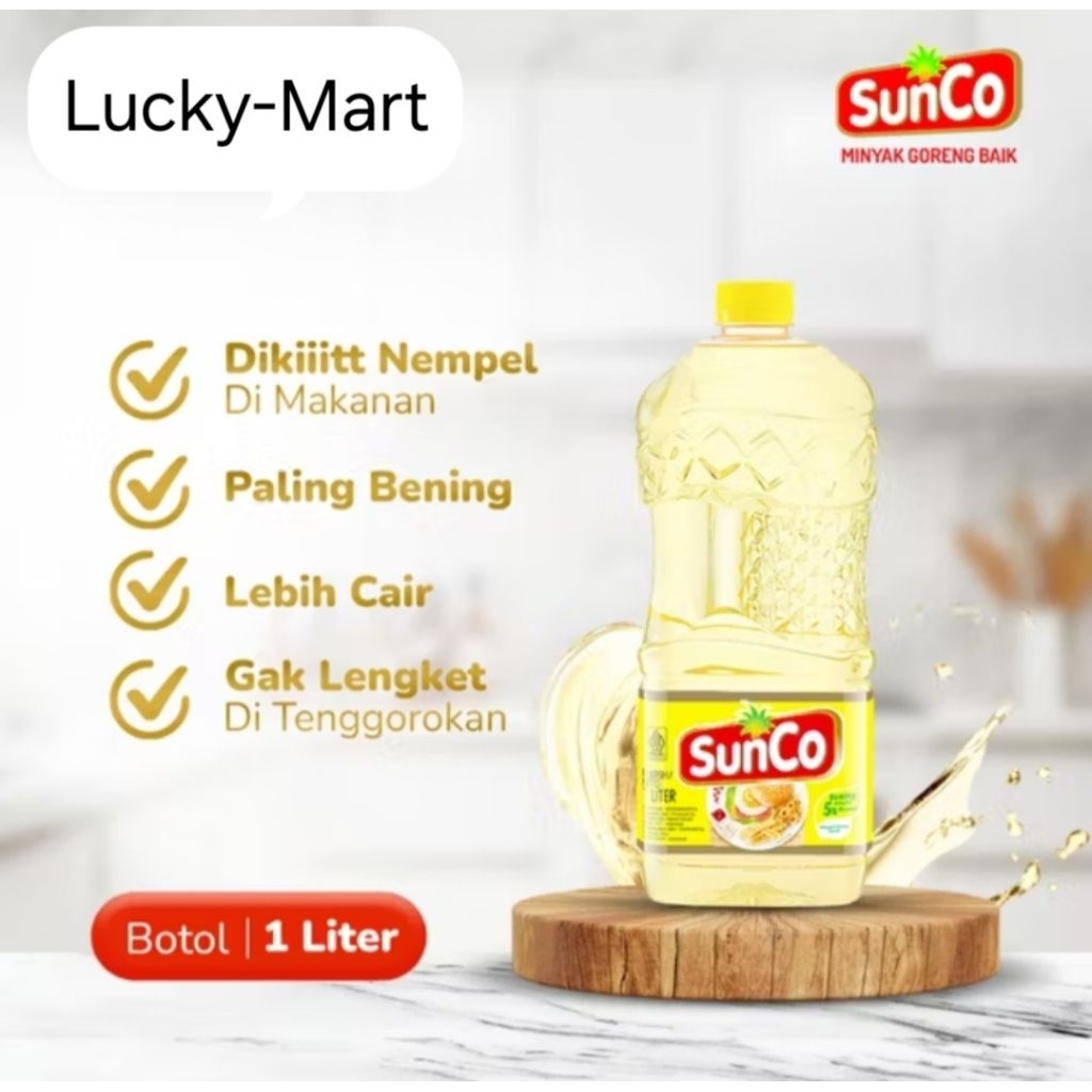 

SunCo Minyak Goreng Botol 1 L