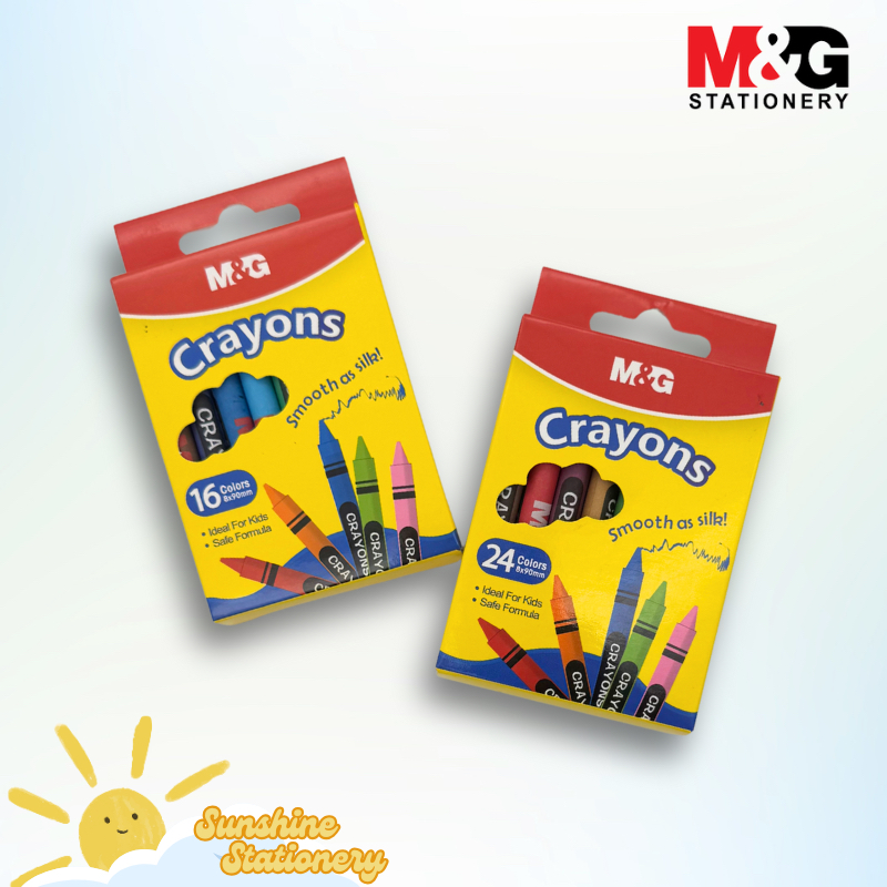

[SET] M&G Mini Wax Crayons Krayon Anak