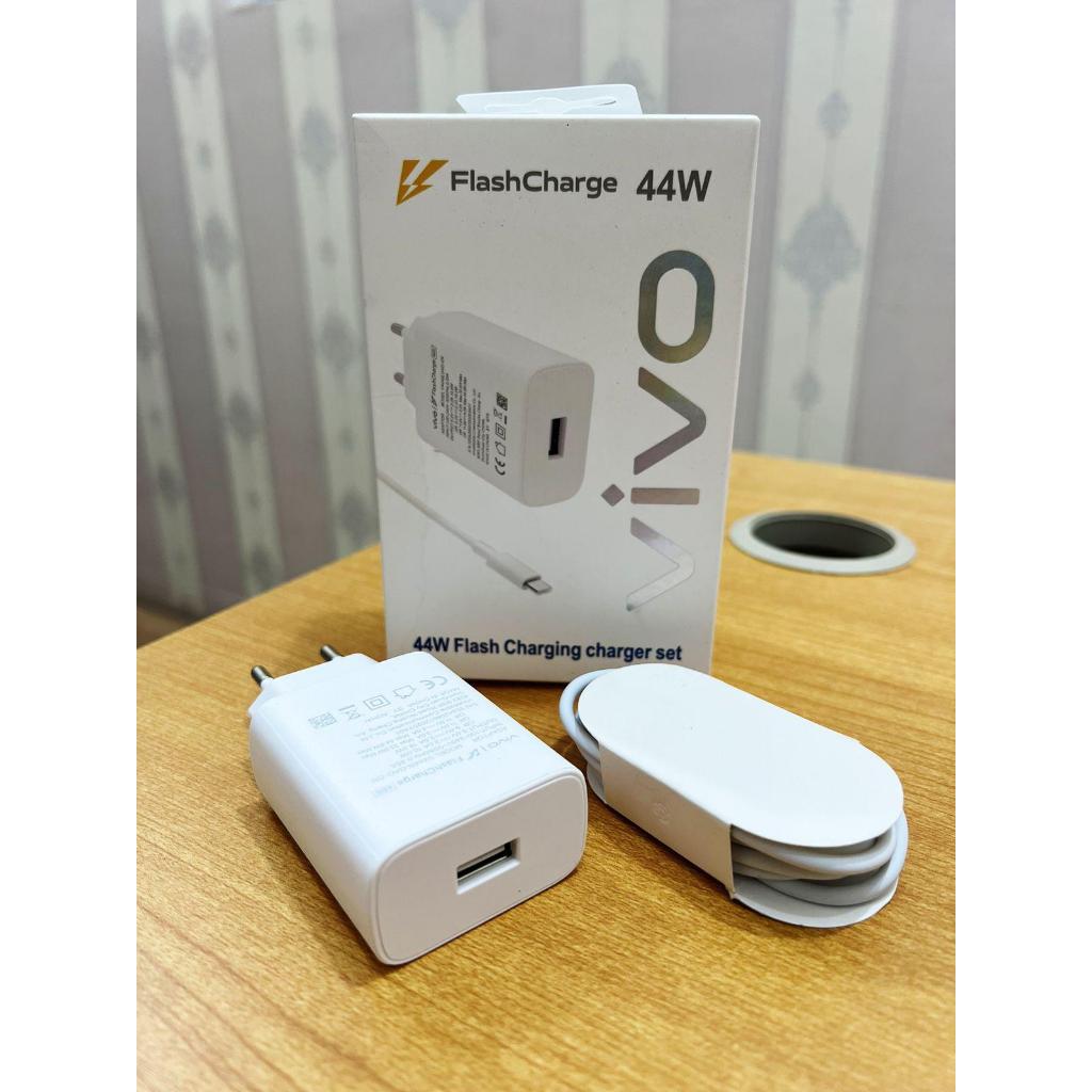 Charger Vivo 44watt Ori [ Vivo V23 /  V23e /  V23e 5G /  V23 5G /  V23 Pro / V25 /  Y35 / Y55   / Y7