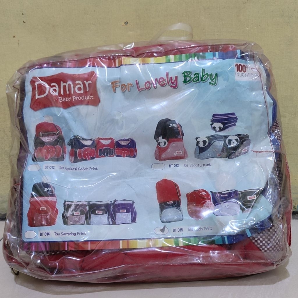 tas dan gendongan bayi Damar Merah