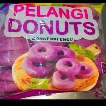 Pelangi donat ubi ungu mini