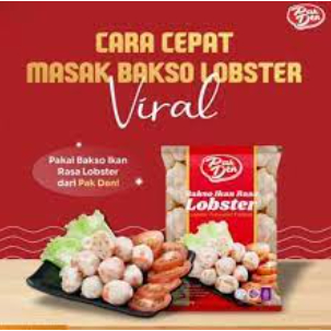 

Pak Den Bakso Ikan Rasa Lobster 500gr - Frozen Food Tomohon