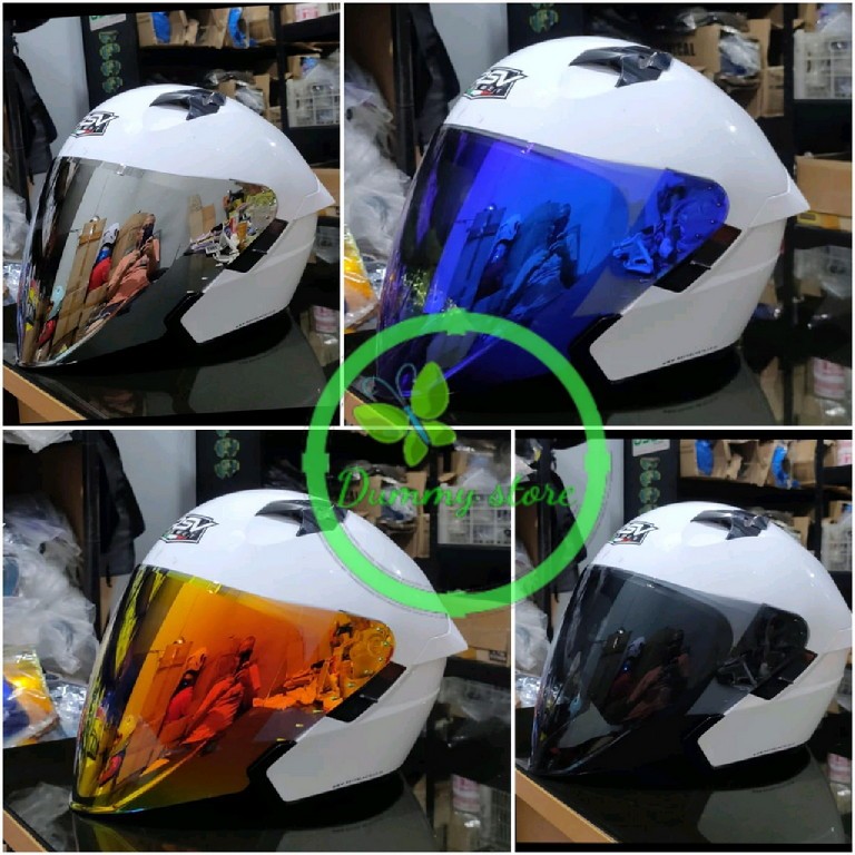 KACA HELM RSV NEW WINDTAIL / VISOR HELM RSV WINDTAIL IRIDIUM