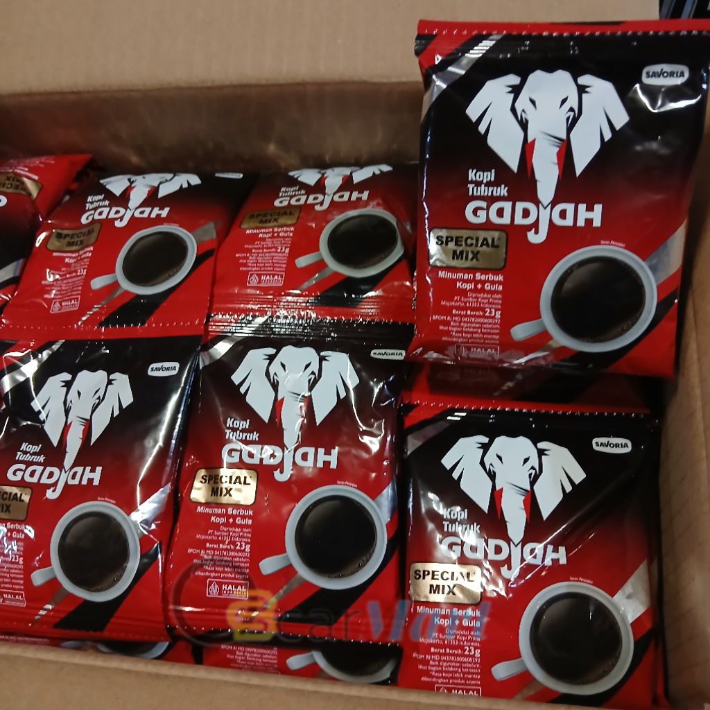 

orins Kopi GAJAH SPECIAL MIX Renceng isi 10 Sachet 23gr Kopi Tubruk Gula