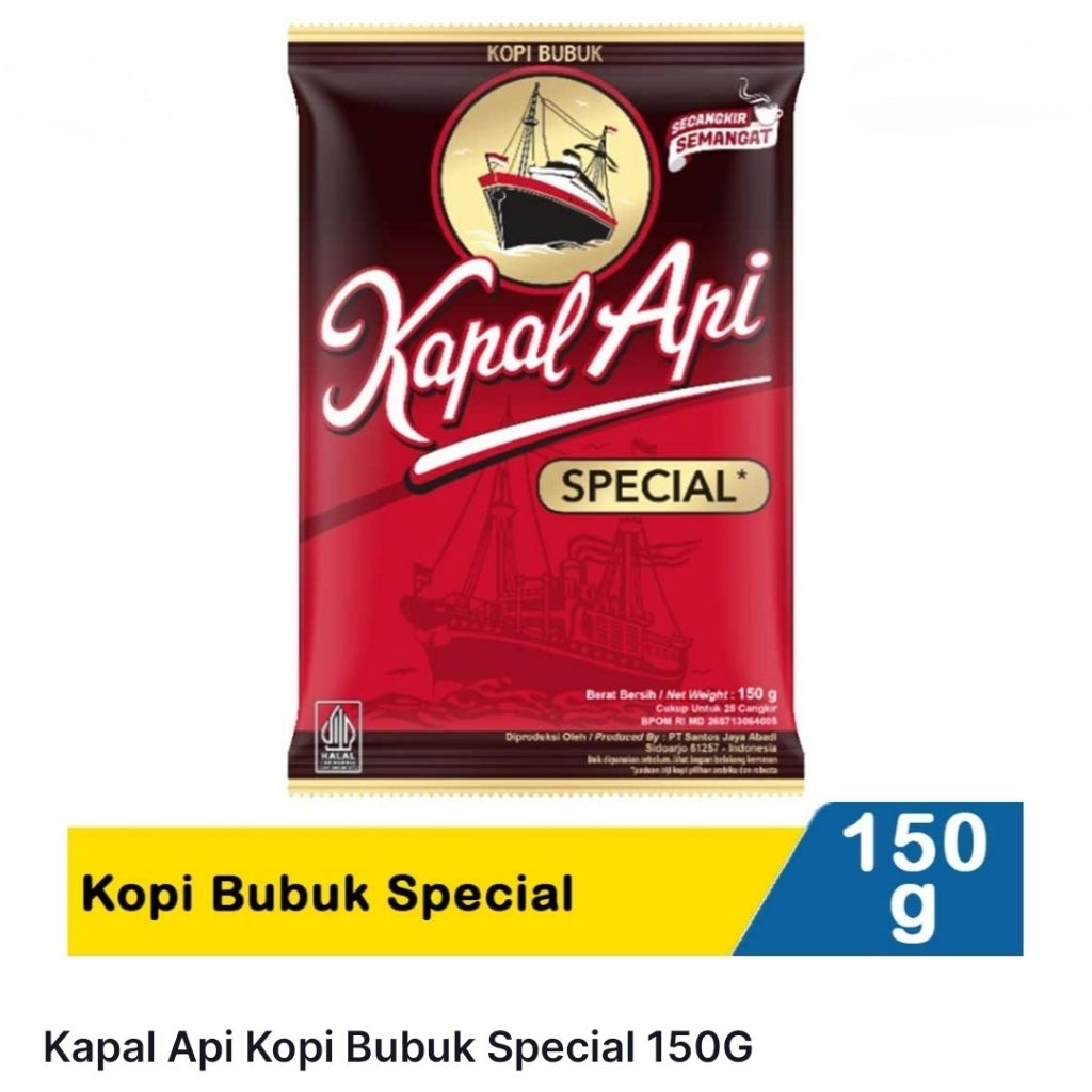 

Kapal Api Kopі Bubuk Special 150G
