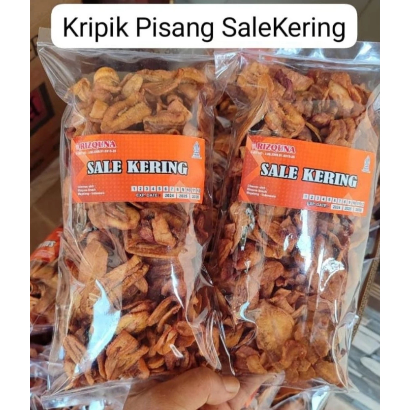 

[1/2KG] Sale pisang kering kripik saleh pisang manis tanpa pengawet Sale pisang madu TANPA PENGAWET