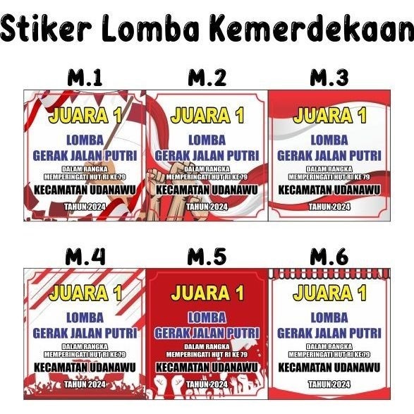 

sticker tatakan piala w4 free design