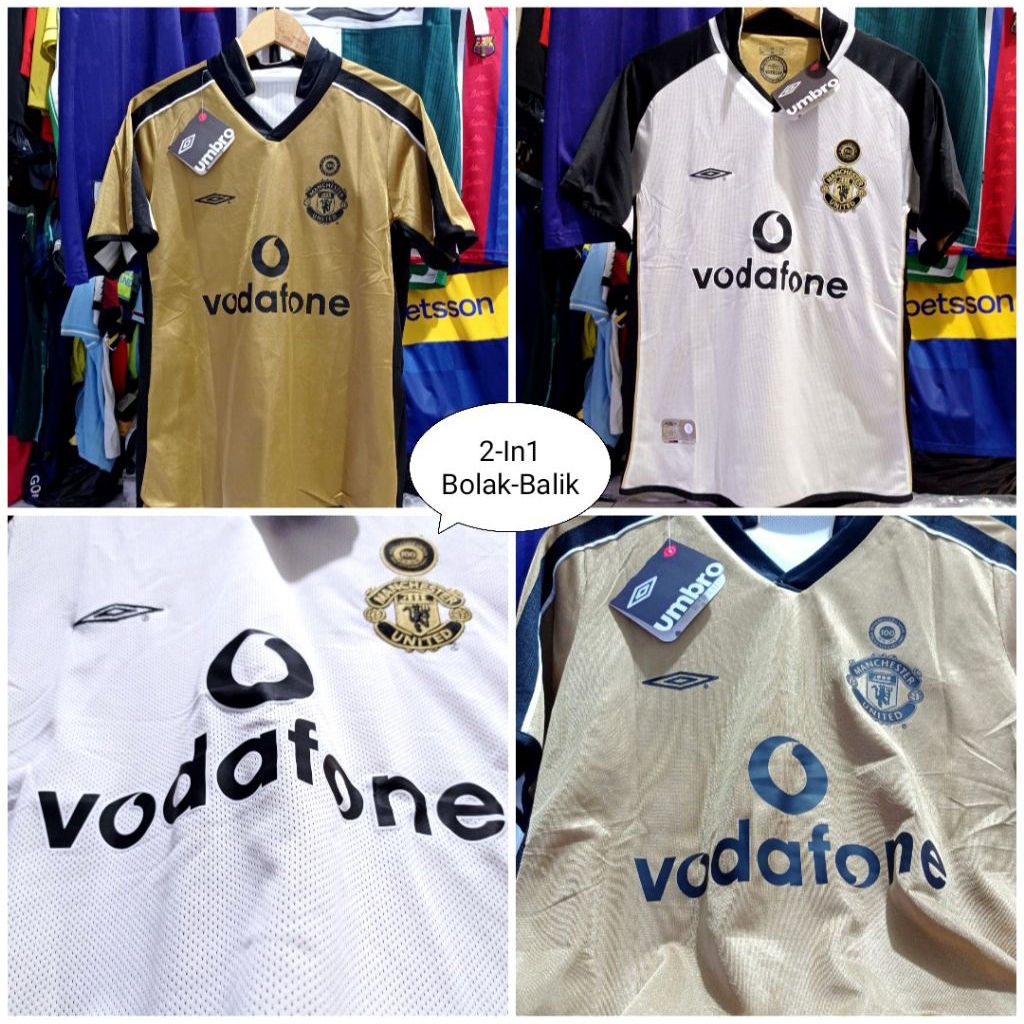 Retro/Vintage | Jersey Retro Mu Centenary 2001 2002 01 02 Bolak Balik Grade Ori/Jersey Vintage/Jerse