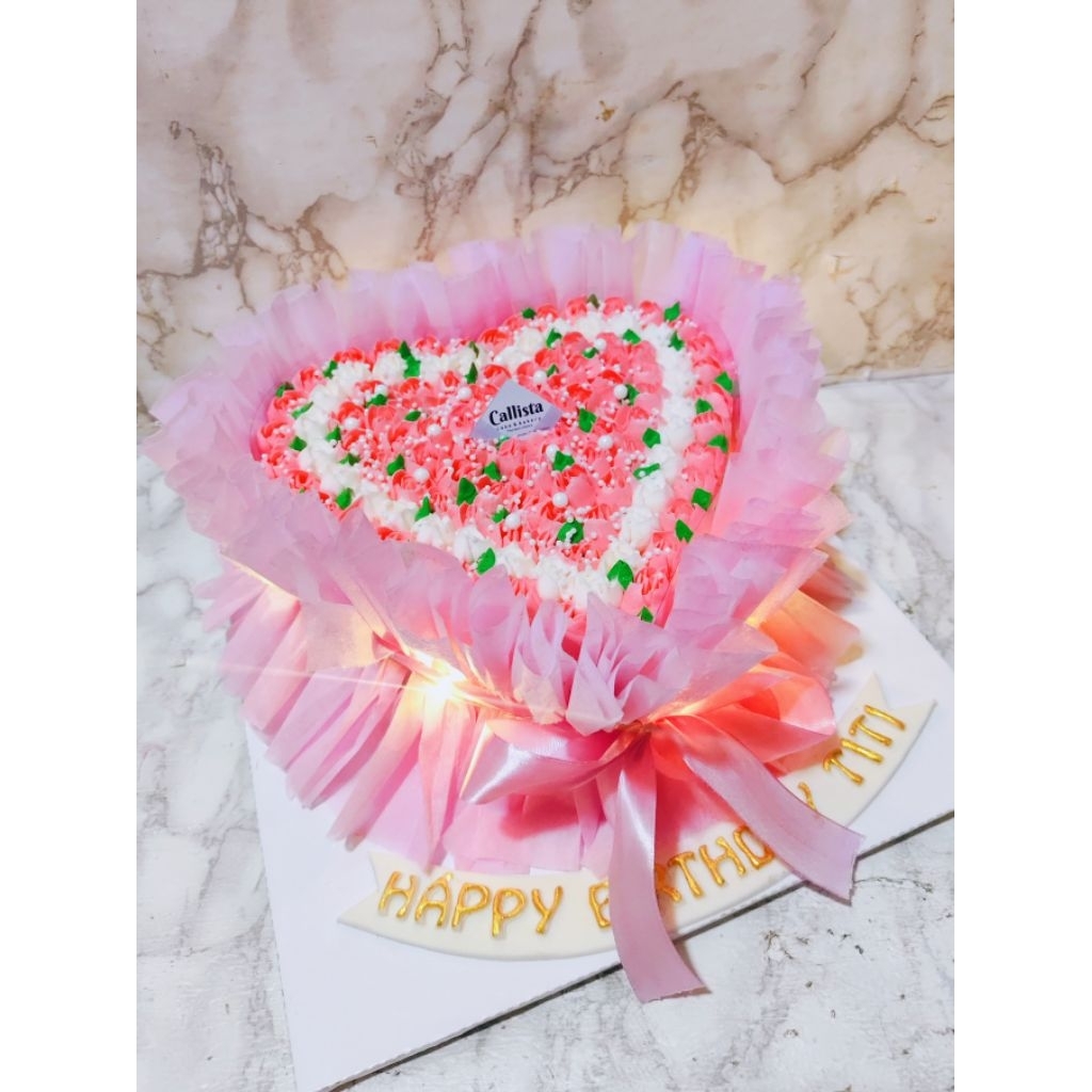 

Cake Ultah Korean Bouquet / Kue Ulang Tahun / Cake Cantik