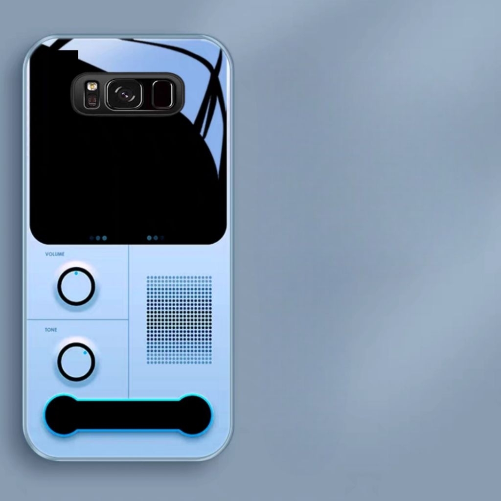 Case Glass Samsung S8 PLUS silikon back case cover case glossy soft hard case