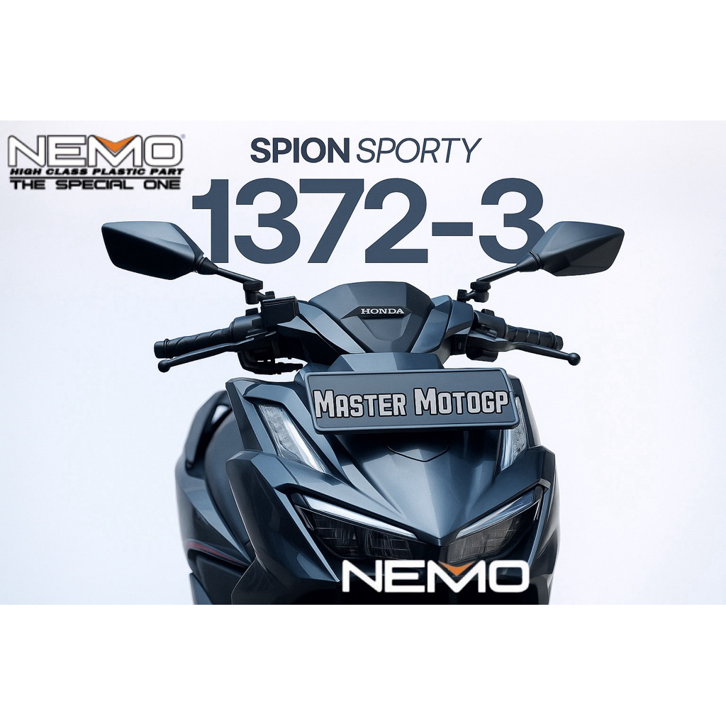 Spion VARIO 160 Assy 1372-3 NEMO ORIGINAL Spion Sporty 1372 Vario Gen 2 NEMO Universal kaca spion