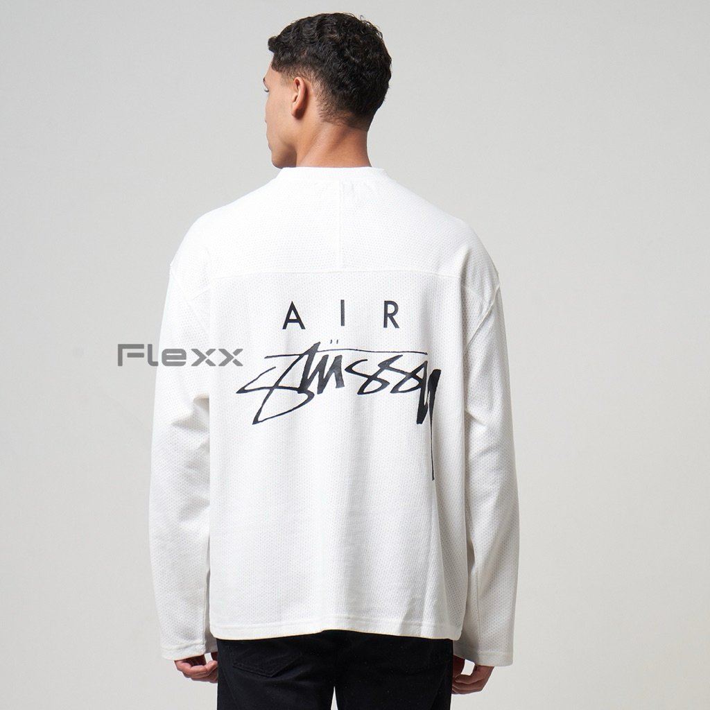 Nike x Stussy Mesh Long Sleeve Jersey Sail
